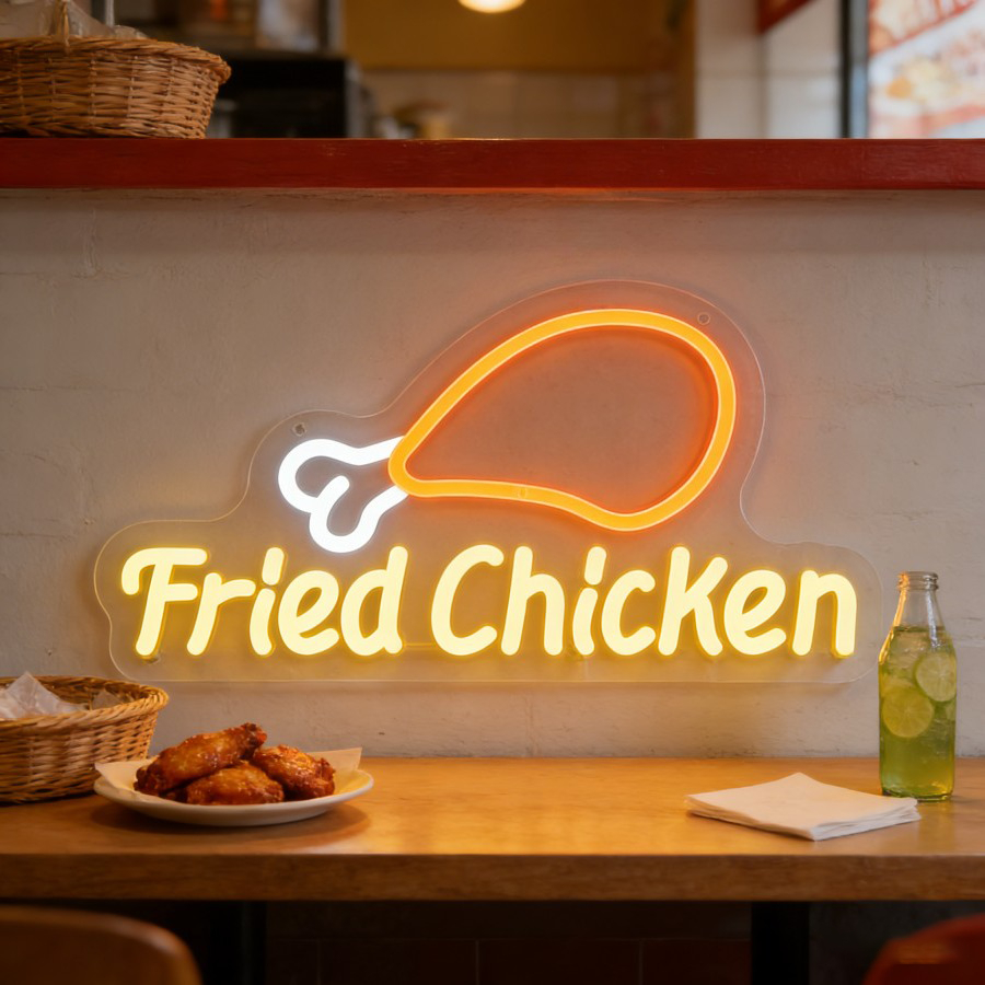 لافتة نيون LED على شكل دجاج مق - مراجعة Commercial Kitchen Ideas وسعره