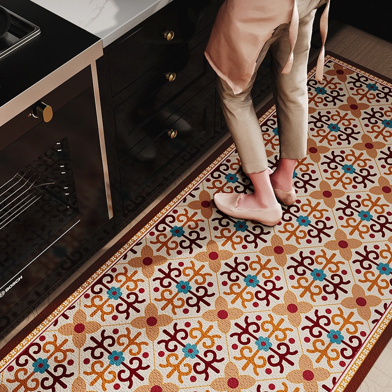 سجاد أرضية المطبخ بتصميم بلاط  - مراجعة Commercial Kitchen Tile وسعره