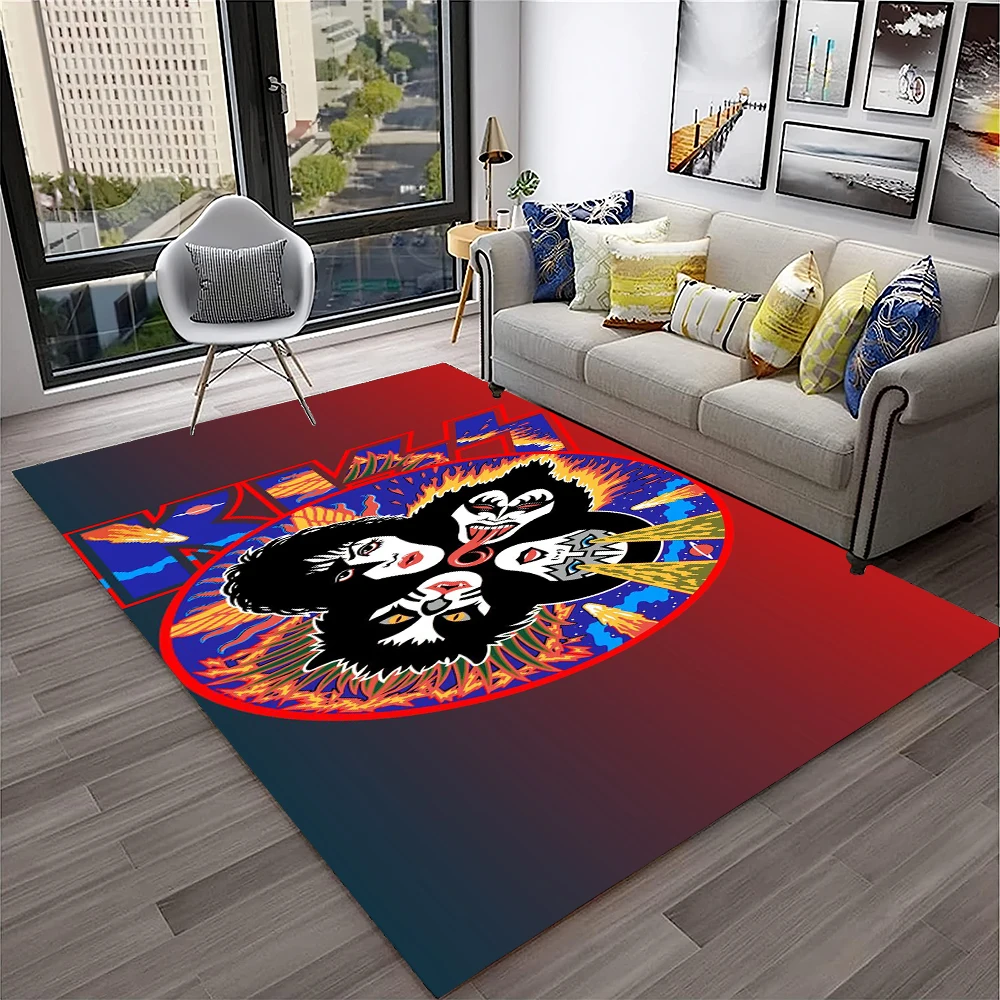 Retro KISS Rock Band Carpet Ru - مراجعة Commercial Kitchen Floor وسعره