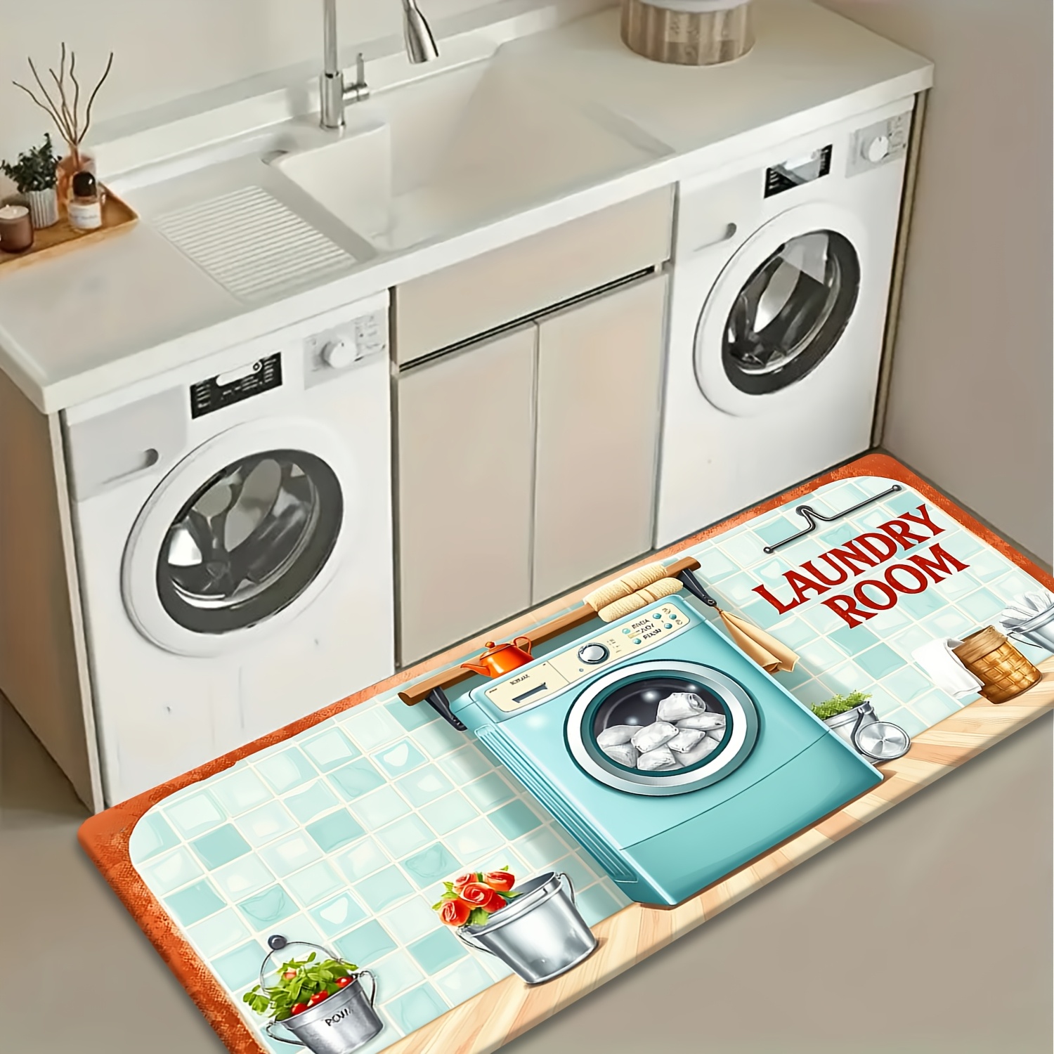 سجادة طويلة مريحة ومتينة بتصمي - مراجعة Commercial Kitchen Tile وسعره