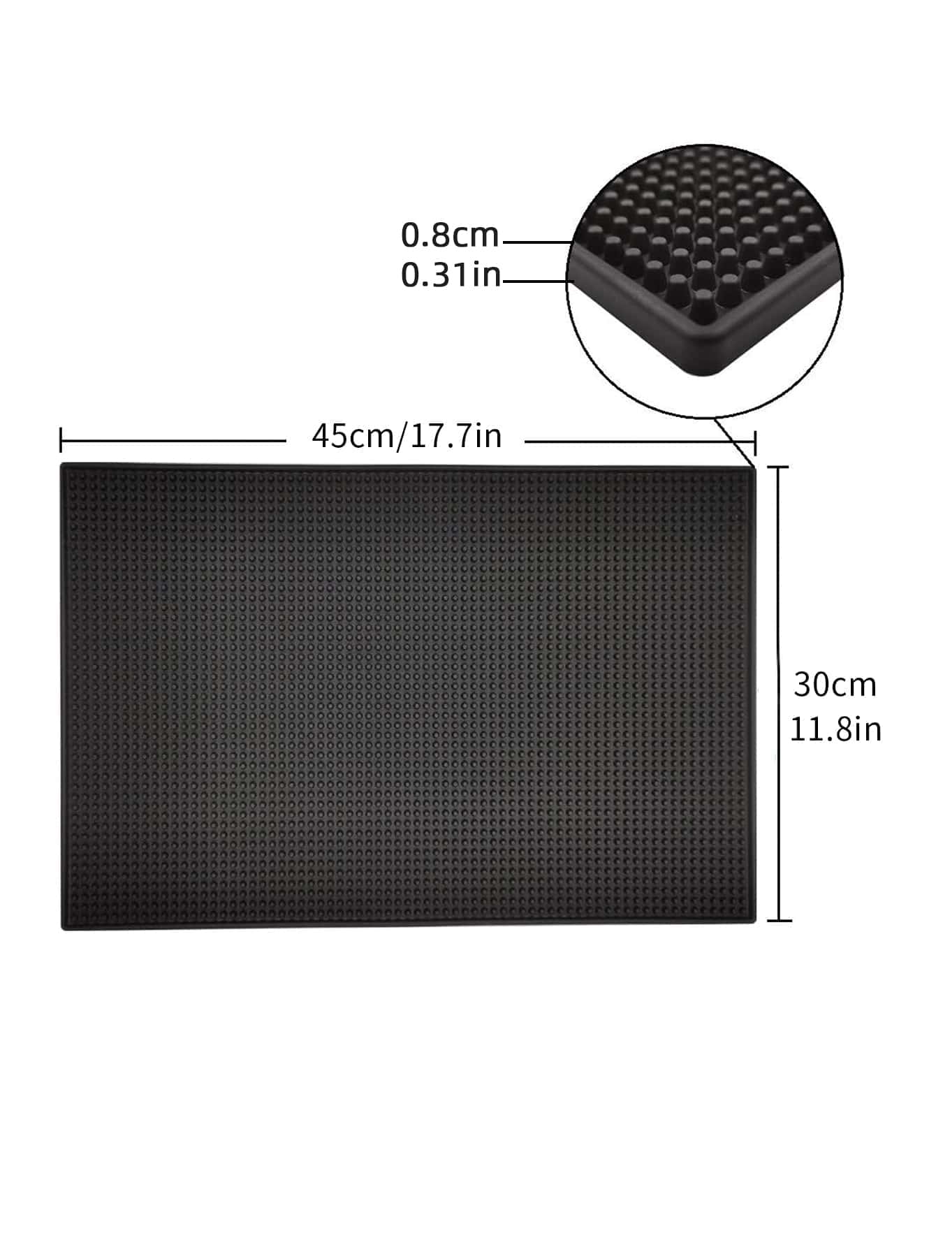 بساط بار 17.7 × 11.8 بوصة، سمي - مراجعة Commercial Kitchen Mats وسعره